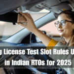 Driving License Test Slot Rules Updated in Indian RTOs for 2025