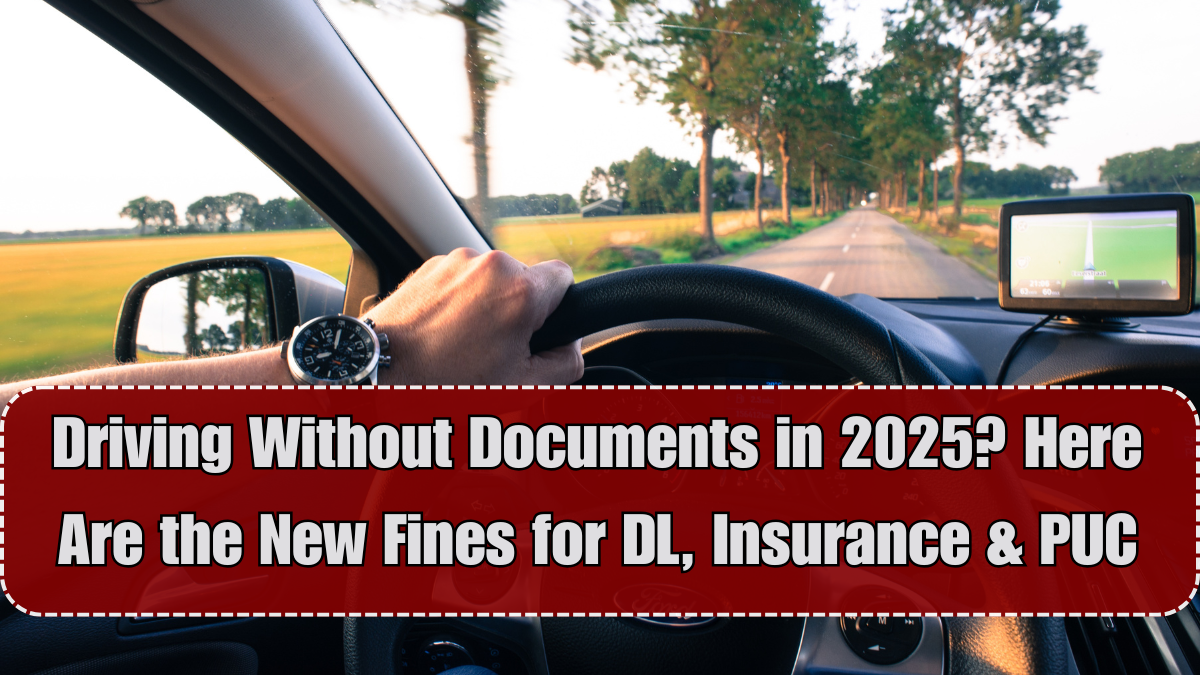 Driving Without Documents in 2025? Here Are the New Fines for DL, Insurance & PUC