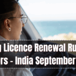 Driving Licence Renewal Rules for Seniors – India September 2025