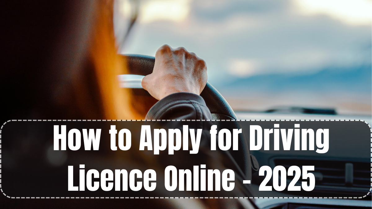 How to Apply for Driving Licence Online – 2025