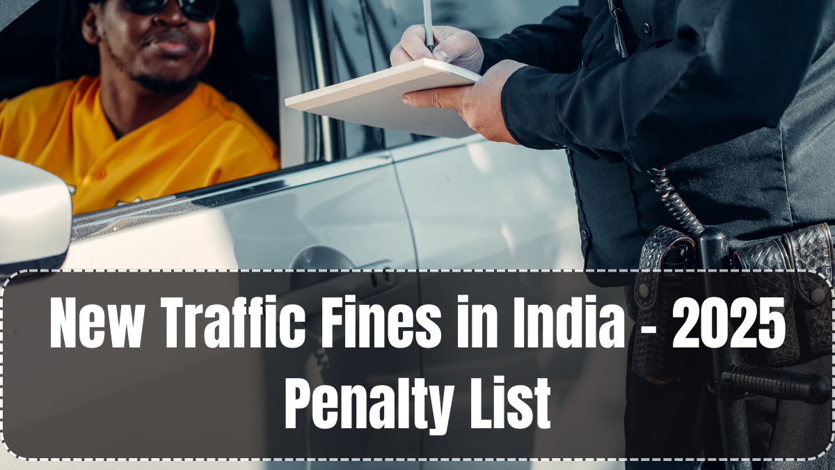 New Traffic Fines in India – 2025 Penalty List