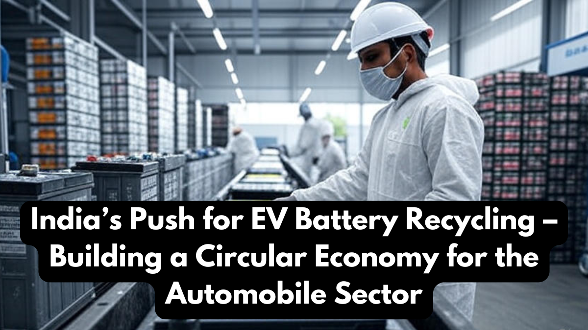 India’s Push for EV Battery Recycling – Building a Circular Economy for the Automobile Sector