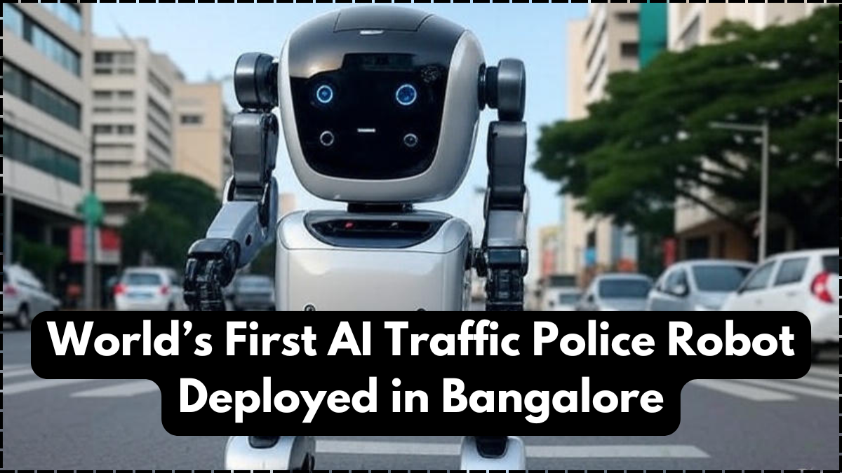 World’s First AI Traffic Police Robot Deployed in Bangalore