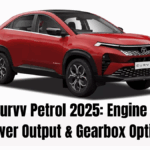 Tata Curvv Petrol 2025: Engine Specs, Power Output & Gearbox Options