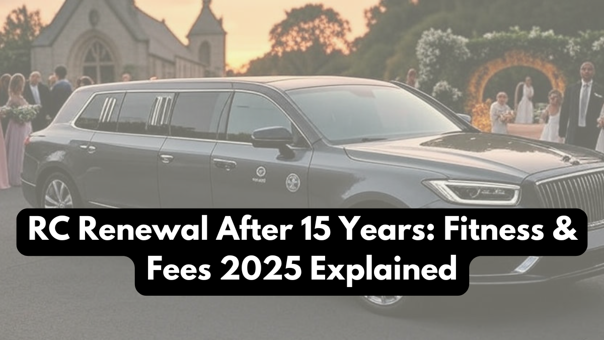 RC Renewal After 15 Years: Fitness & Fees 2025 Explained