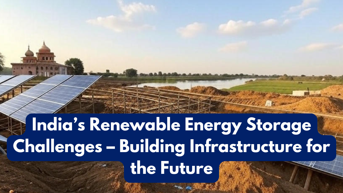 India’s Renewable Energy Storage Challenges – Building Infrastructure for the Future