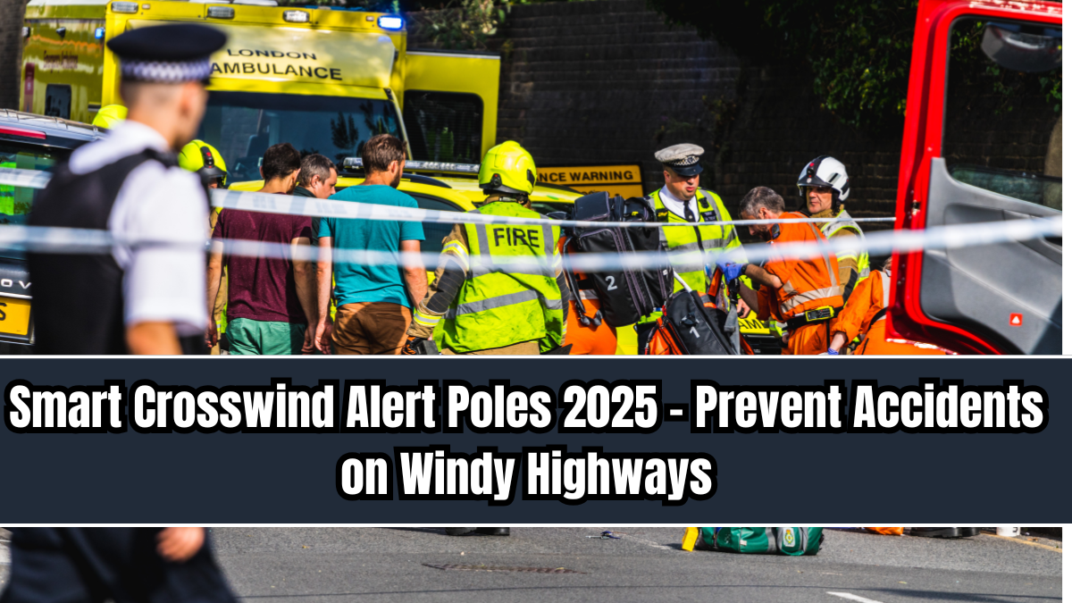 Smart Crosswind Alert Poles 2025 – Prevent Accidents on Windy Highways