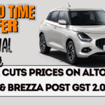 Maruti Cuts Prices on Alto, Swift & Brezza Post GST 2.0